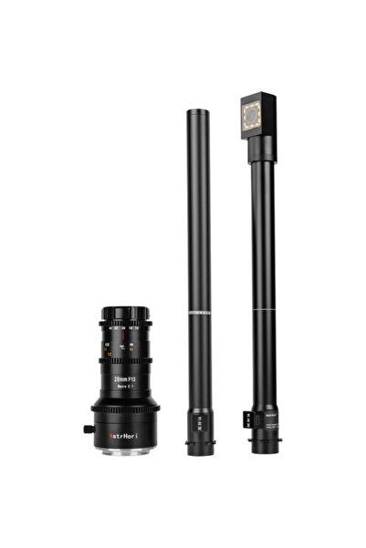 AstrHori Kit obiectiv manual 28mm F13 FF 2x Obiectiv macro cu sondă Sony E