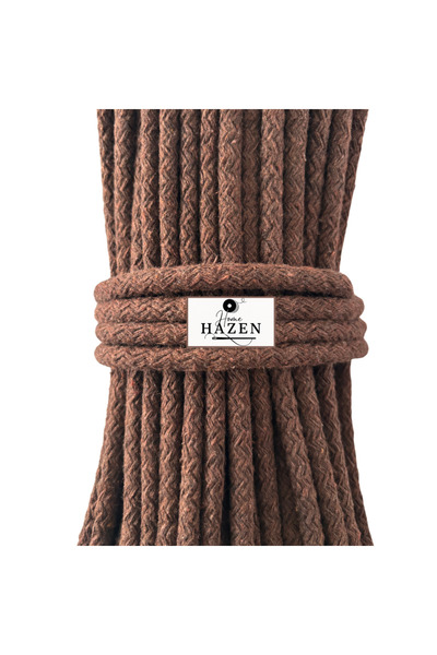 Hazen Home Cotton Cord Rope 6-7 mm – 2 kg (90-100 Meters) - Basket, Bag, Supla, Macrame Making Rope