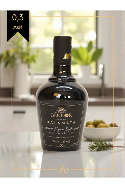 Gendor Olive Oil Kalamata İlk Hasat Natural Sızma Zeytinyağı 500ml Şişe