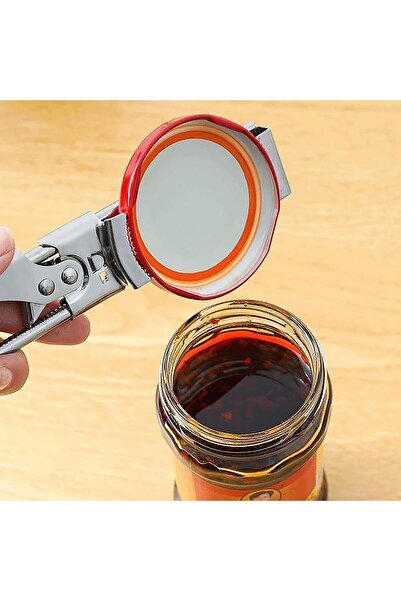 COOYA Adjustable Multifunctional Stainless Steel Can Opener Jar Opener for Weak Hands,Jar Lid Opener