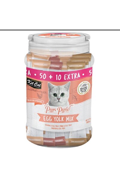 Kit Cat كت كات مكافآت حزمة متنوعة صفار البيض (15x(10+50غ