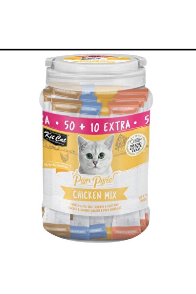 Kit Cat كت كات مكافآت حزمة متنوعة دجاج(15x10+50غ)