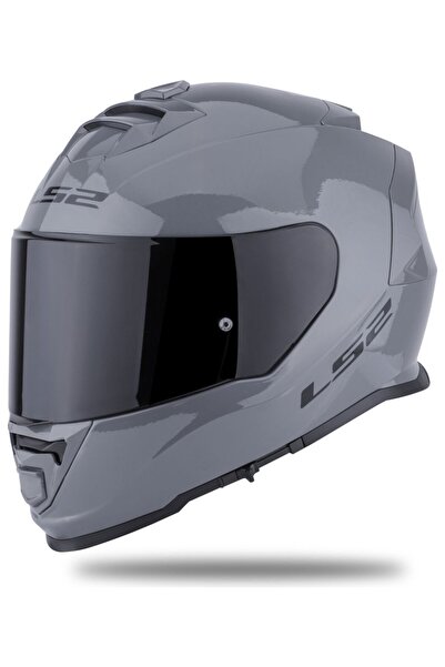 LS2 Storm 2 Nardo Gri Full Face Motosiklet Kaskı Siyah Camlı