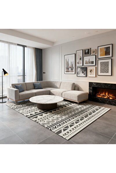 Topone1Topone1 سجادة كبيرة الحجم غير قابلة للانزلاق، مناسبة للمنازل والمطابخ وغرف المعيشة وغرف النوم، 160 × 230 سم