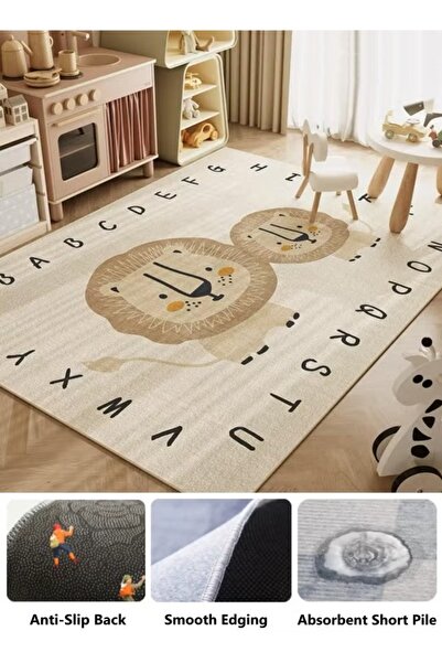Generic Kids Rug Carpet Baby Play Mat Anti-Slip Baby Crawling Mat Floor Mat Carpet Bedroom Rug (120*160cm)
