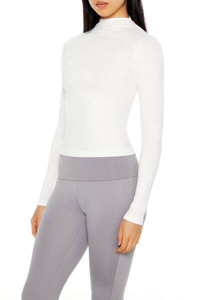 Forever 21 Dikişsiz Dik Yaka Bluz