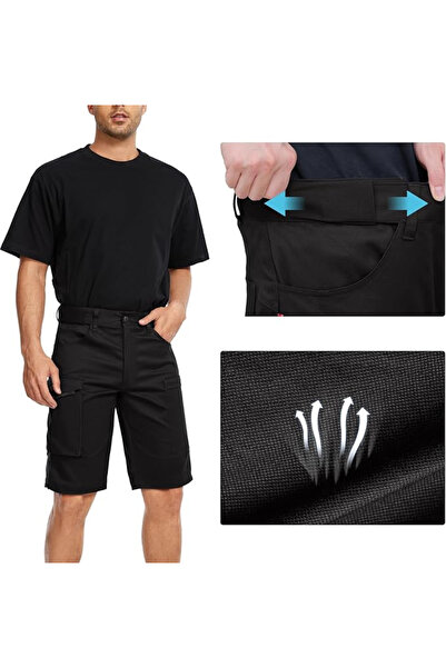 OEM Men's multi-pocket work shorts black 2XL