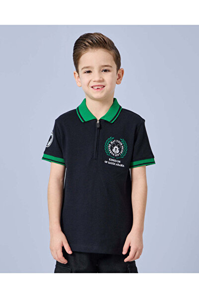 REDTAG قميص بولو ميكي ماوس أسود للأولاد من KSA