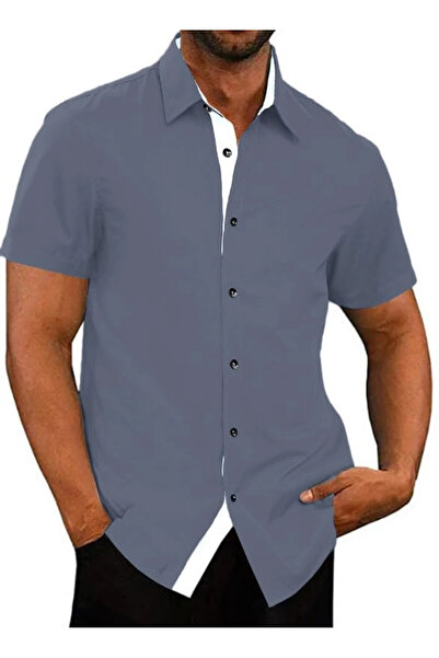 OEM Men's casual short-sleeved shirt size 2XL