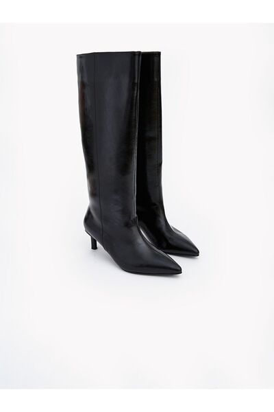 LC Waikiki KOOR Süet Görünümlü Topuklu Kadın Bot