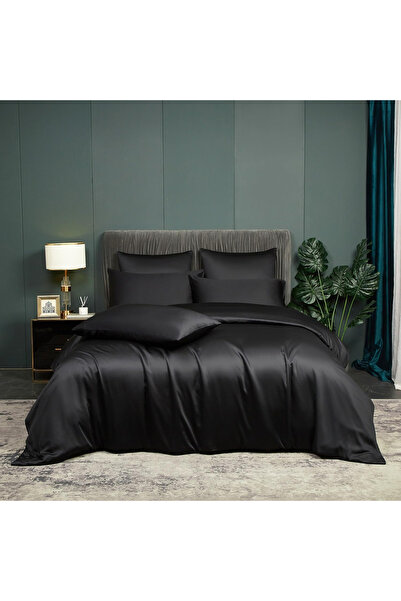OEM Black bed linen, duvet cover 220x240 cm with 2 pillowcases 65x65 cm