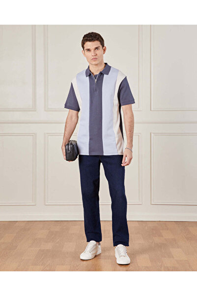 REDTAG Men Multicolour Short Sleeved Polo Shirt