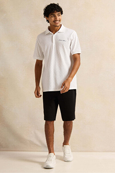 REDTAG Men White Polo Shirt