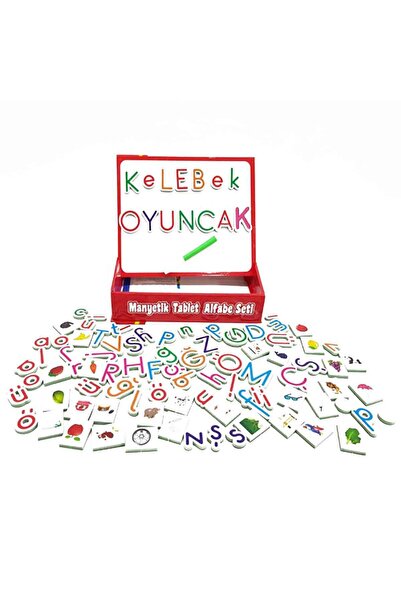 scntoys Manyetik Tablet Alfabe Yazı Tahtası Eğitim Seti Zeka Geliştirici Mıkn...