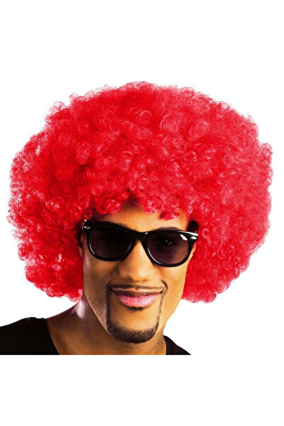 ZERO LAND DRNDS Perucă bonus de culoare roșie ondulată afro (80450).