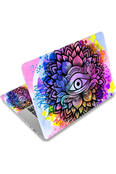 ALAYRA International ALAYRA Eye Design Colored Laptop Sticker - Waterproof Vinyl, Fits 12 to 15.6-inch