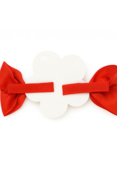 Lika Lika5 Baby Girl - Children's Dress-Up Clip-On Two-Piece Bow Buckle, Domestic Production, Handmade