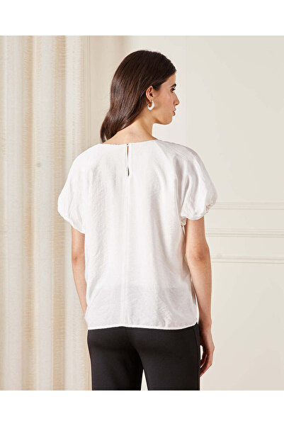 REDTAG Women White Plain Blouse