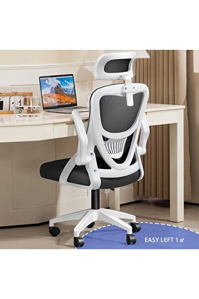 WAKYME Gaming/Office Chair,Ergonomic High Back DeskChair Mesh with Adjustable Headrest Swivel Armrest
