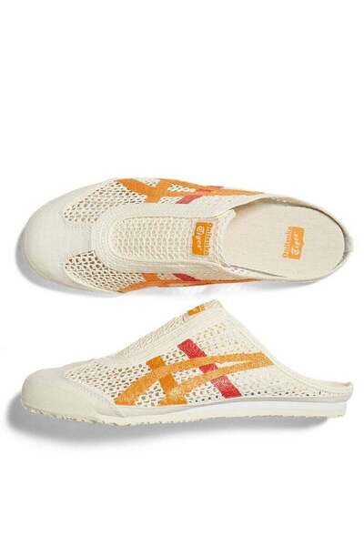 Onitsuka Tiger Sabot Slip-On Sandals Beige/Red/Orange For Men/Women/Students
