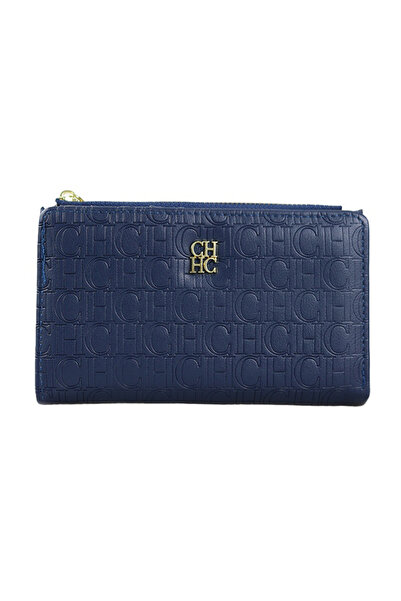 chch Women's Solid Color Classic Embossed Wallet Stylish Coin Purse Minimalist Vintage Clutch