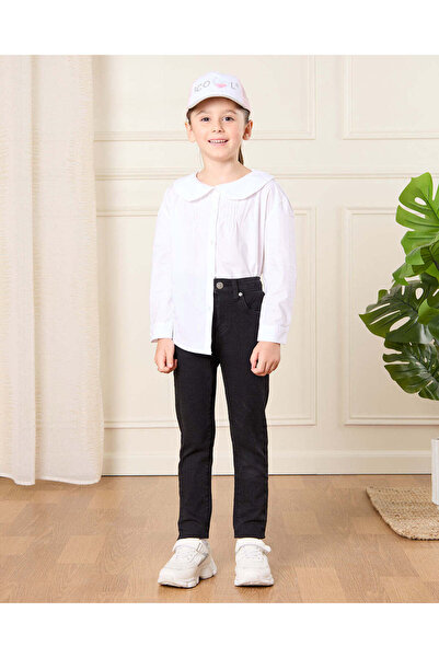 REDTAG Girls White Basic Shirt Blouse