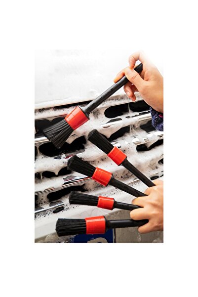 OEM Set of 5 professional auto/motorcycle detailing brushes for interior and exterior