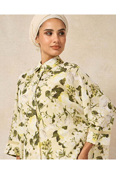 REDTAG Women Yellow Printed Shirt