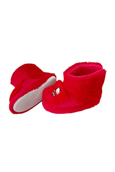 KMS HOME Hello Kitty Figürlü Kız Çocuk Panduf Ev Kreş Okul Pandufu