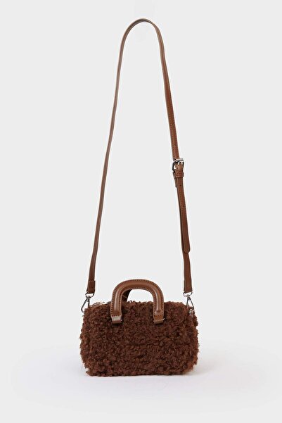 DeFacto Γυναικεία βελούδινη τσάντα χιαστί F1253AXNS