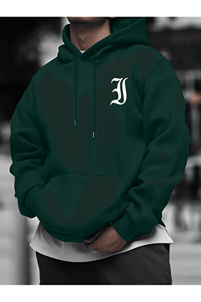 ibibik moda Hanorac pentru bărbați Gothic Letter cu imprimeu