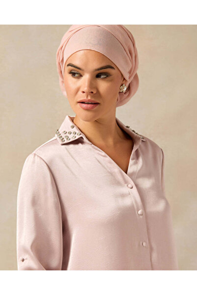 REDTAG Women Pink Embellished Shirt