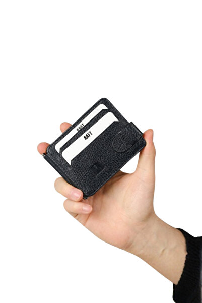 MFT Leather Design Genuine Leather Men's Wallet with Pull Tab | 3115 Flother Black