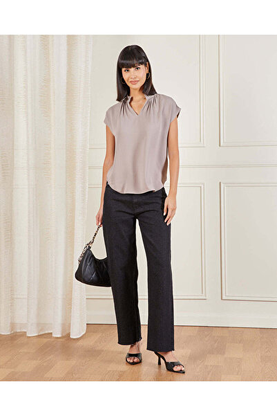 REDTAG Women Grey Casual Blouse