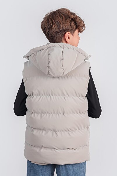 Pina Kids Hooded Boy's Nova Fabric Inflatable Vest