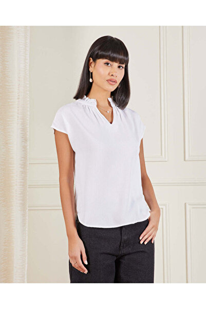 REDTAG Women White Casual Blouse