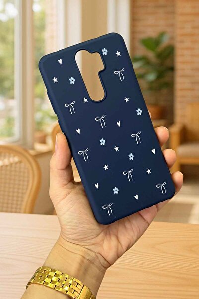 Vip Case Oppo Reno 2Z Compatible Mini Bow Patterned Silicone Shock-Absorbing Classic Protective Rubber Case