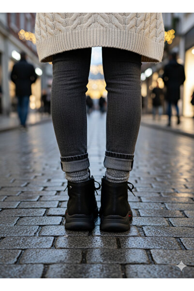 Mammamia Kadın ,Nubuk Deri Spor Bot,4cm