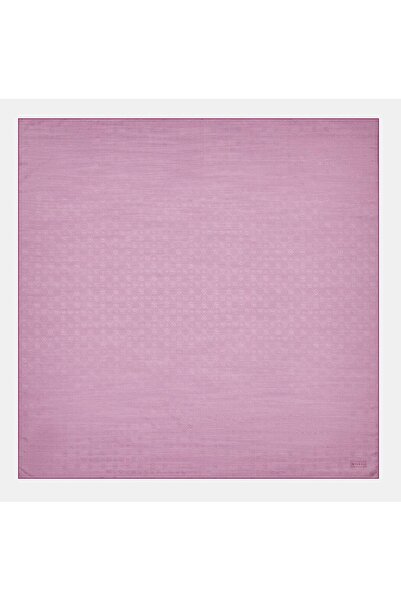 Vakko Монограма Бавовняний шовковий шарф 40829-Ліла