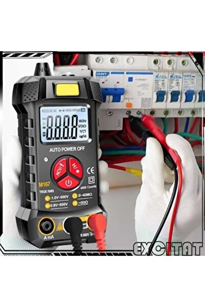 Excitat Multimetru digital - tensiune CC/CA, curent, rezistență, continuitate...