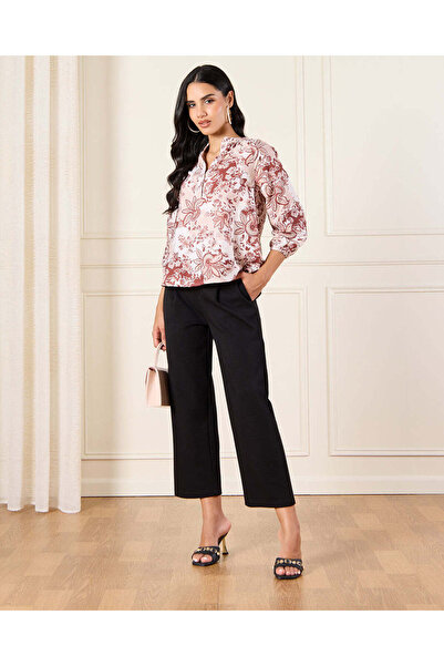 REDTAG Women Brown Printed Blouse