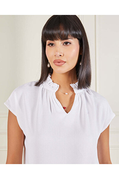 REDTAG Women White Casual Blouse
