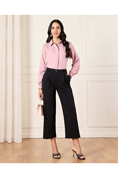 REDTAG Women Mauve Detailed Shirt