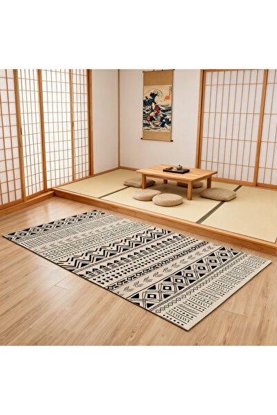 Topone1Topone1 سجادة مستطيلة عصرية بسيطة، مناسبة لغرف النوم وغرف المعيشة، 140 × 200 سم