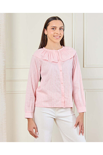 REDTAG Senior Girls Pink Casual Blouse