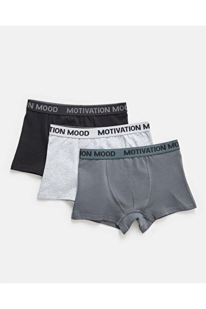 REDTAG Boys Assorted Boxer Brief Set (Pack of 3)
