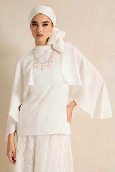 REDTAG Women White Embellished Blouse