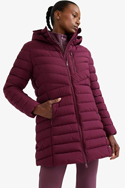 DeFacto DeFactoFit Αδιάβροχο παλτό Regular Fit K με κουκούλα Puffer Parka C6035AX25WN