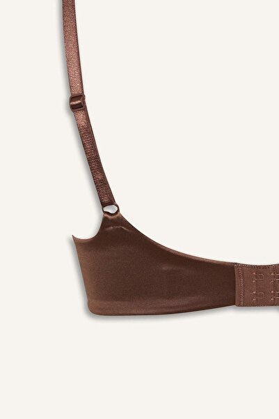 DeFacto Μπλουζάκι με σατέν με μισό γέμισμα χωρίς εσώρουχα Fall in Love F7607AX25WN