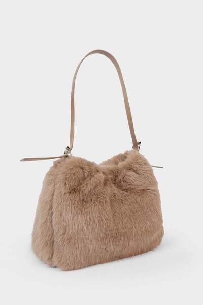 DeFacto Kadın Pelüş Çapraz Çanta F1251AXNS